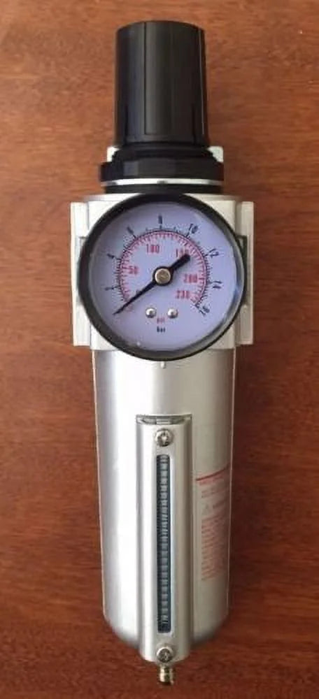 & Compressor Air combo gauge Pressure 1/2" Regulator & Filter