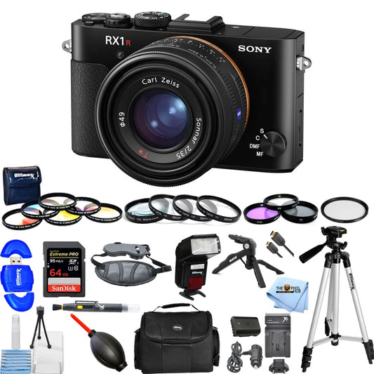 #DSCRX1RM2/B Camera II Cyber-shot 42MP Mega Digital Bundle Sony DSC-RX1R